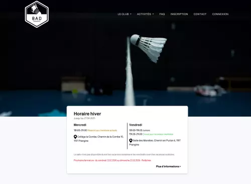 BC Prangins - Club de badminton - image 1